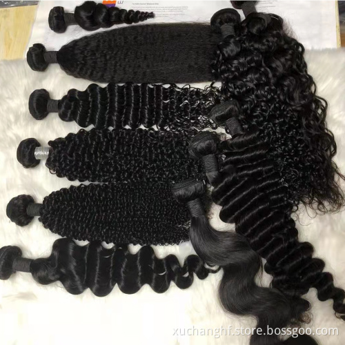 12A wholesale bone straight raw Brazilian cuticle aligned hair extension vendors double drawn remy virgin human hair bundles